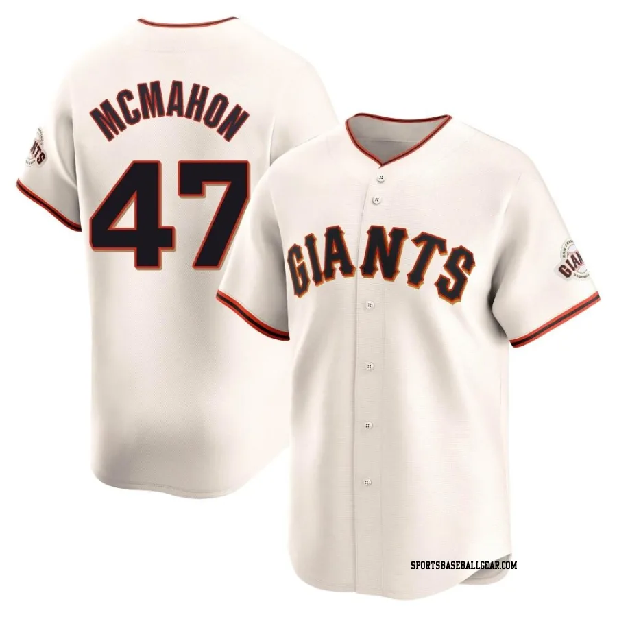 Don Mcmahon Men's San Francisco Giants Cream Limited Home Jersey