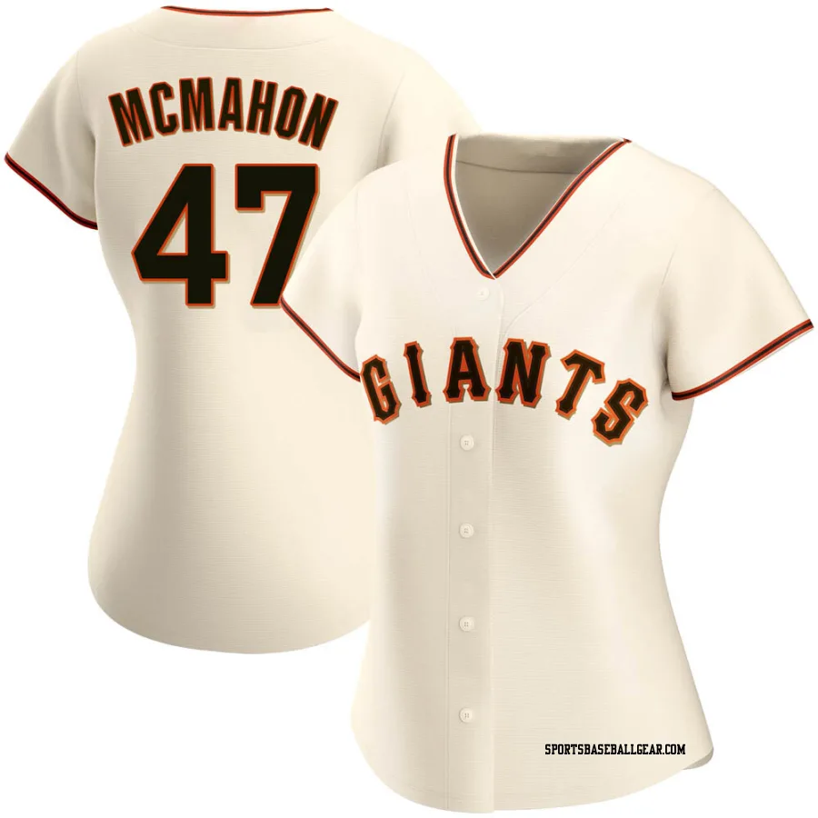 Don Mcmahon Women's San Francisco Giants Cream Authentic Home Jersey