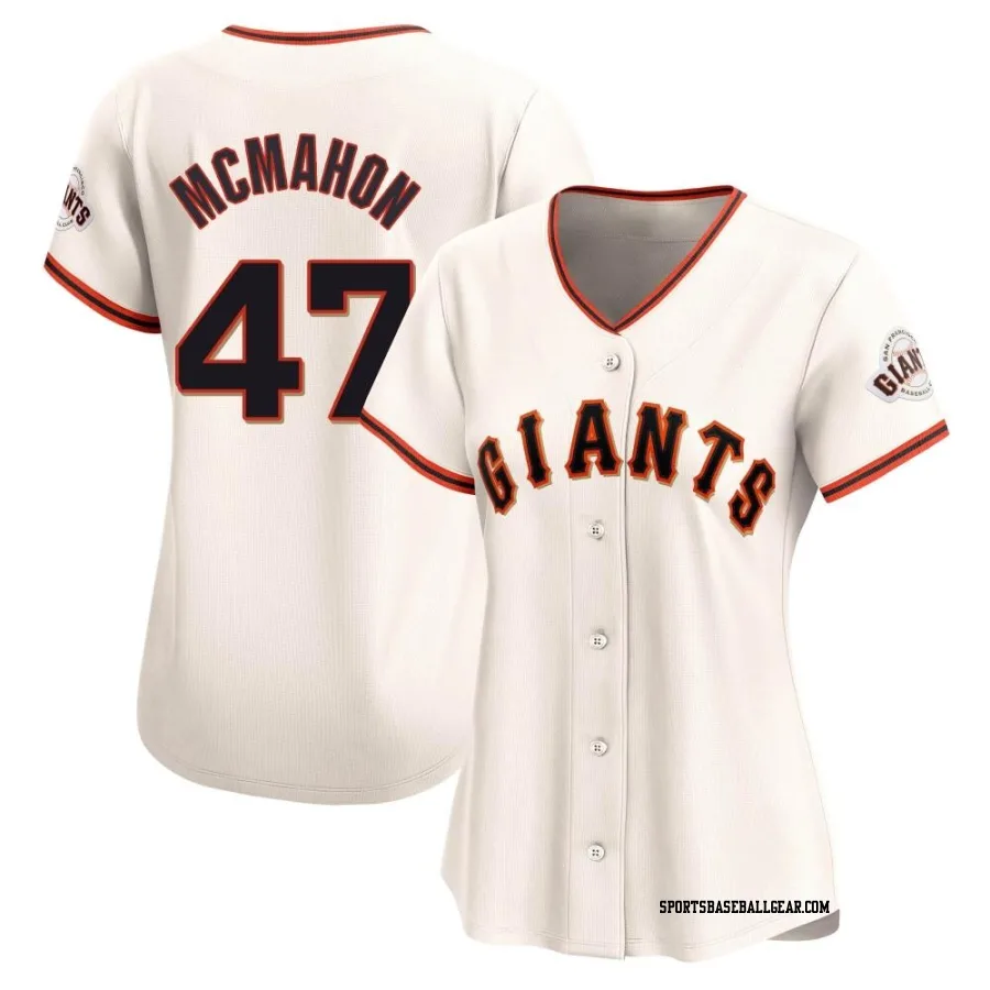 Don Mcmahon Women's San Francisco Giants Cream Limited Home Jersey