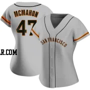 Don Mcmahon Women's San Francisco Giants Gray Authentic Road Jersey