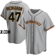 Don Mcmahon Youth San Francisco Giants Gray Replica Road Jersey