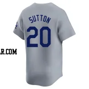 Don Sutton Men's Los Angeles Dodgers Gray Limited Away Jersey