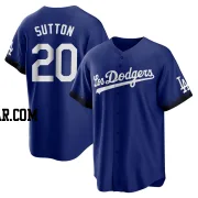 Don Sutton Men's Los Angeles Dodgers Royal Replica 2021 City Connect Jersey