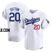 Don Sutton Men's Los Angeles Dodgers White Limited 2024 World Tour Seoul Series Home Jersey