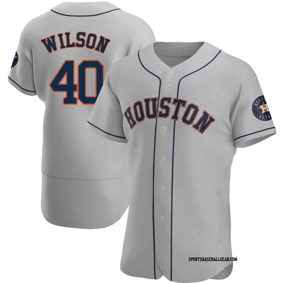 Don Wilson Men's Houston Astros Gray Authentic Road Jersey