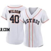 Don Wilson Women's Houston Astros White Authentic 2022 World Series Home Jersey