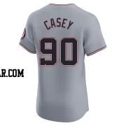 Donovan Casey Men's Washington Nationals Gray Elite Road Jersey