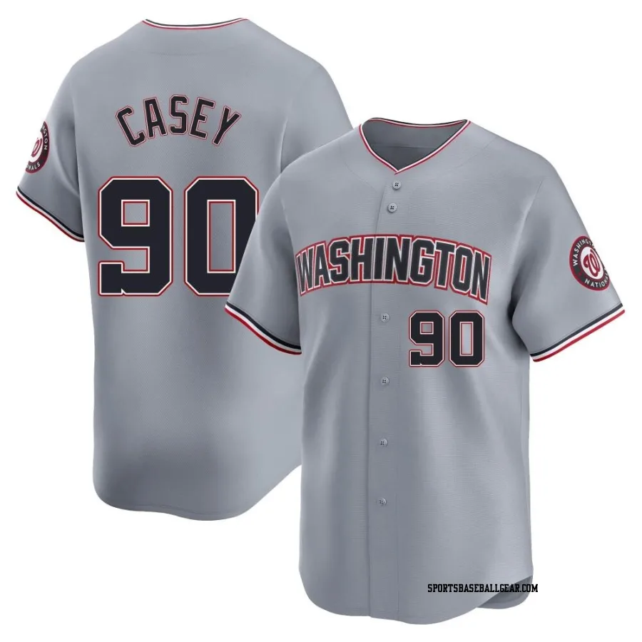 Donovan Casey Men's Washington Nationals Gray Limited Road Jersey