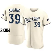 Donovan Solano Men's Minnesota Twins Cream Authentic Alternate 2023 Jersey