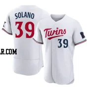 Donovan Solano Men's Minnesota Twins White Authentic Home Jersey