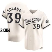 Donovan Solano Youth Minnesota Twins Cream Limited Alternate Jersey