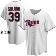 Donovan Solano Youth Minnesota Twins White Replica Home Jersey