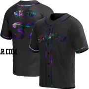 Donovan Walton Men's San Francisco Giants Black Holographic Replica Alternate Jersey