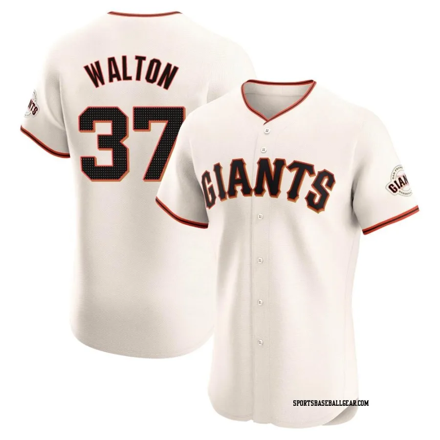 Donovan Walton Men's San Francisco Giants Cream Elite Home Jersey