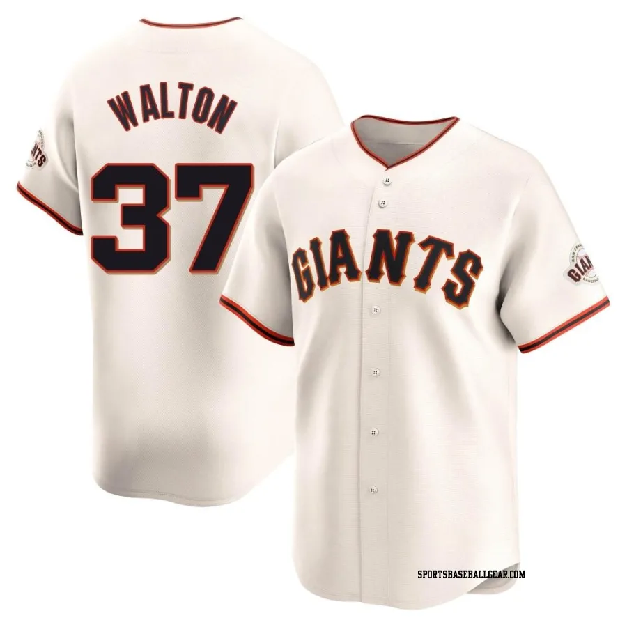 Donovan Walton Men's San Francisco Giants Cream Limited Home Jersey