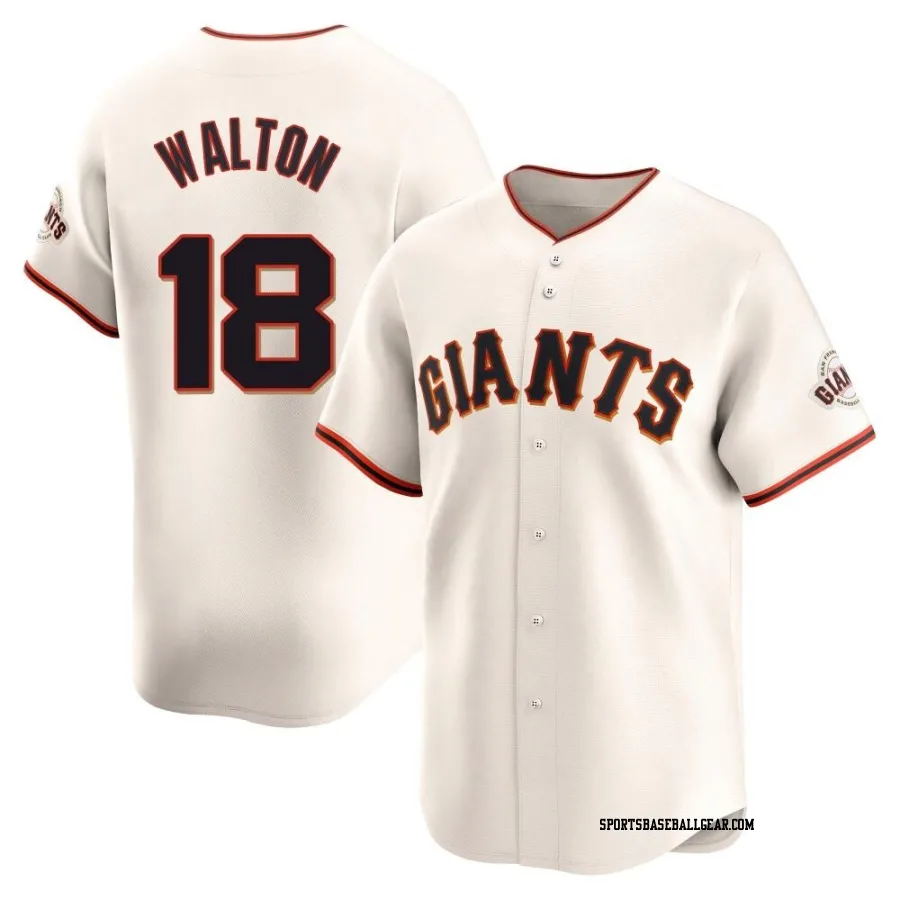 Donovan Walton Men's San Francisco Giants Cream Limited Home Jersey