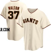 Donovan Walton Men's San Francisco Giants Cream Replica Home Jersey