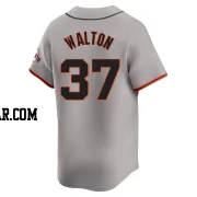 Donovan Walton Men's San Francisco Giants Gray Limited Away Jersey