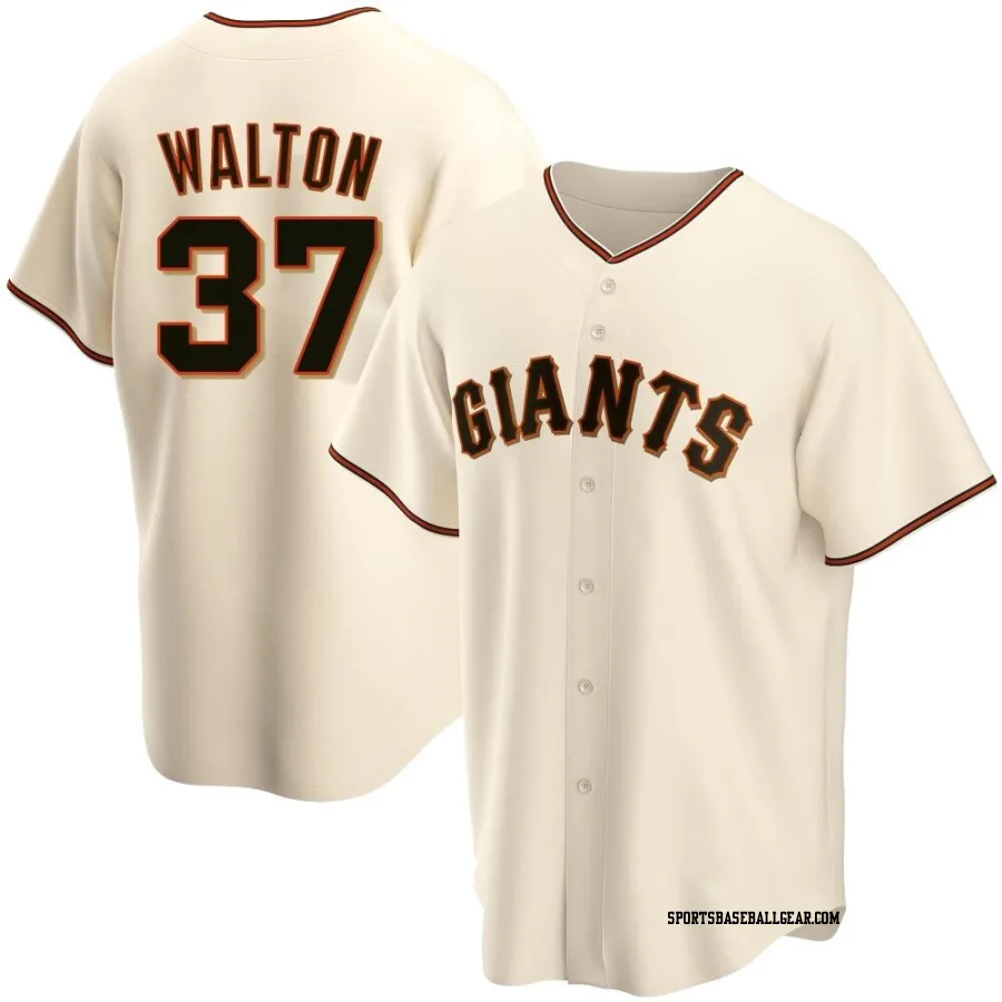 Donovan Walton Youth San Francisco Giants Cream Replica Home Jersey