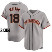 Donovan Walton Youth San Francisco Giants Gray Limited Away Jersey