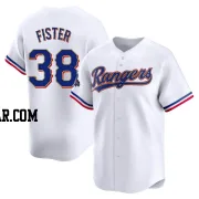 Doug Fister Men's Texas Rangers Gold Limited White 2024 Collection Jersey