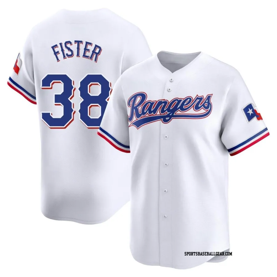 Doug Fister Men's Texas Rangers White Limited Home Jersey