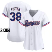 Doug Fister Women's Texas Rangers Gold Limited White 2024 Collection Jersey