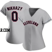 Doug Nikhazy Women's Cleveland Guardians Gray Authentic Road Jersey