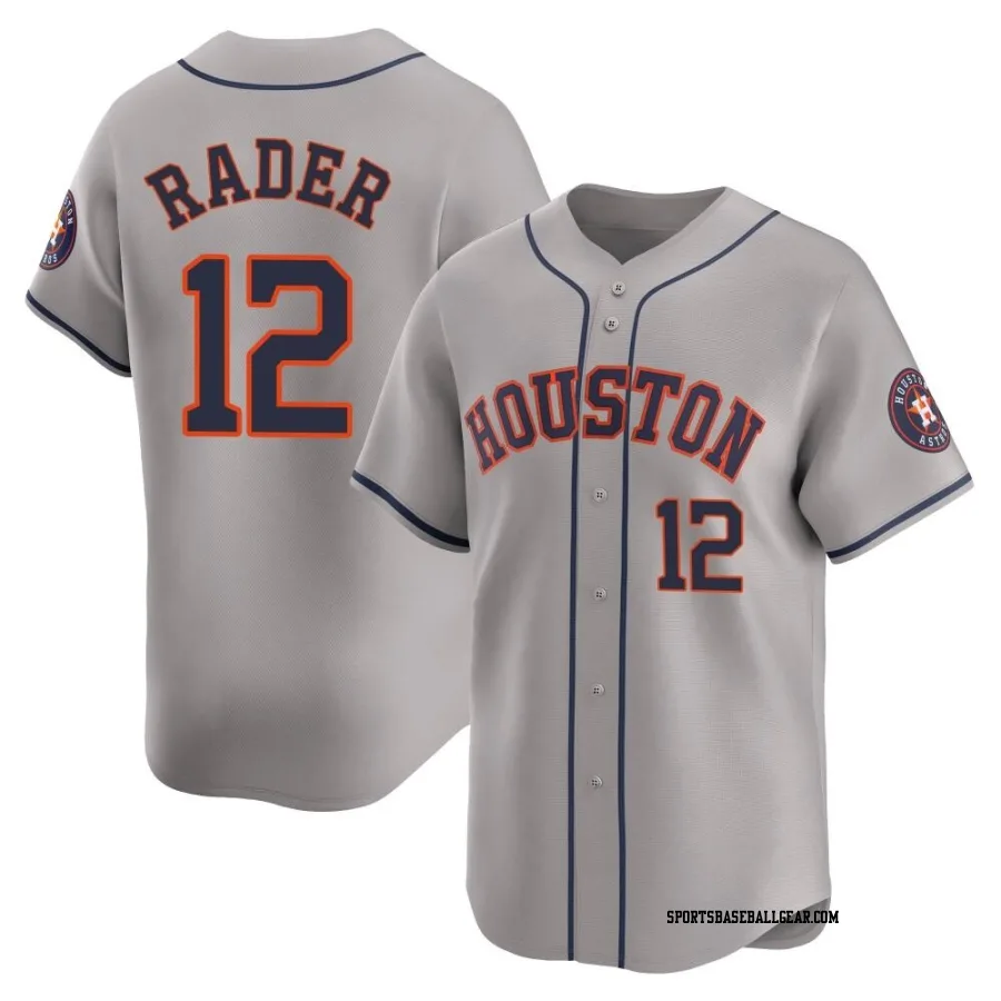 Doug Rader Men's Houston Astros Gray Limited Away Jersey