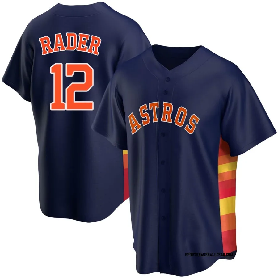 Doug Rader Men's Houston Astros Navy Replica Alternate Jersey