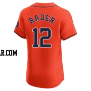 Doug Rader Men's Houston Astros Orange Elite Alternate Vapor Premier Jersey