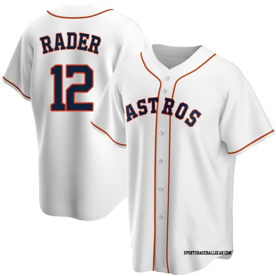 Doug Rader Youth Houston Astros White Replica Home Jersey