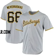 Dovydas Neverauskas Youth Pittsburgh Pirates Gray Replica Road Jersey