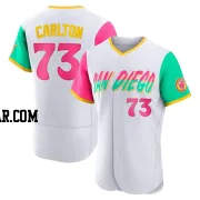 Drew Carlton Men's San Diego Padres White Authentic 2022 City Connect Jersey