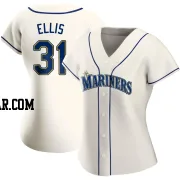 Drew Ellis Women's Seattle Mariners Cream Authentic Alternate Jersey