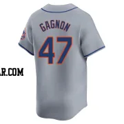 Drew Gagnon Men's New York Mets Gray Limited Away Jersey