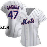 Drew Gagnon Women's New York Mets White Authentic Home Jersey