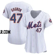 Drew Gagnon Women's New York Mets White Limited Home Jersey