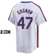 Drew Gagnon Youth New York Mets White Limited Cooperstown Collection Jersey