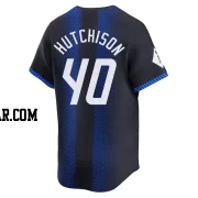 Drew Hutchison Men's Detroit Tigers Blue Limited 2024 City Connect Jersey