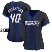 Drew Hutchison Women's Detroit Tigers Blue Limited 2024 City Connect Jersey