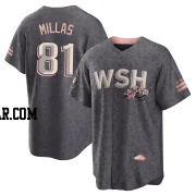 Drew Millas Men's Washington Nationals Gray Replica 2022 City Connect Jersey