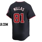 Drew Millas Men's Washington Nationals Navy Limited Alternate Jersey