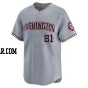 Drew Millas Youth Washington Nationals Gray Limited Road Jersey