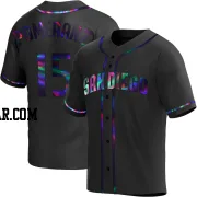 Drew Pomeranz Men's San Diego Padres Black Holographic Replica Alternate Jersey