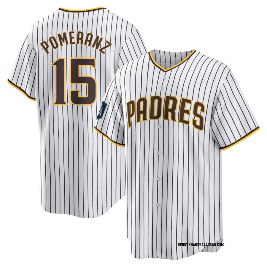 Drew Pomeranz Men's San Diego Padres White Replica 2024 World Tour Seoul Series Home Jersey