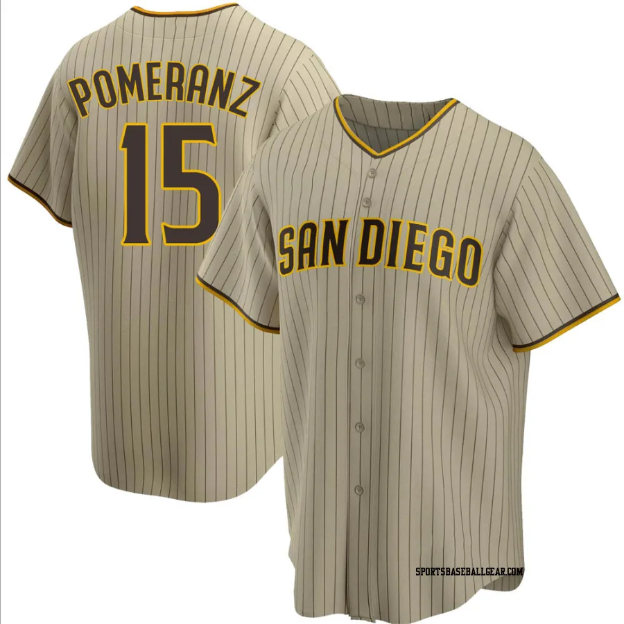 Drew Pomeranz Youth San Diego Padres Sand/Brown Replica Alternate Jersey