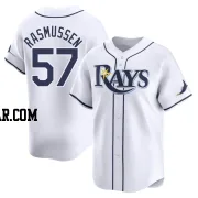 Drew Rasmussen Men's Tampa Bay Rays White Limited Home Jersey