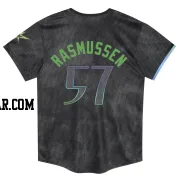 Drew Rasmussen Toddler Tampa Bay Rays Charcoal Limited 2024 City Connect Jersey