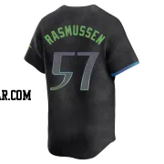 Drew Rasmussen Youth Tampa Bay Rays Charcoal Limited 2024 City Connect Jersey